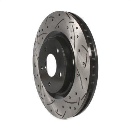 Front Coated Drilled Slotted Disc Brake Rotor (1 Piece Only) DS1-981779 For Nissan Rogue
