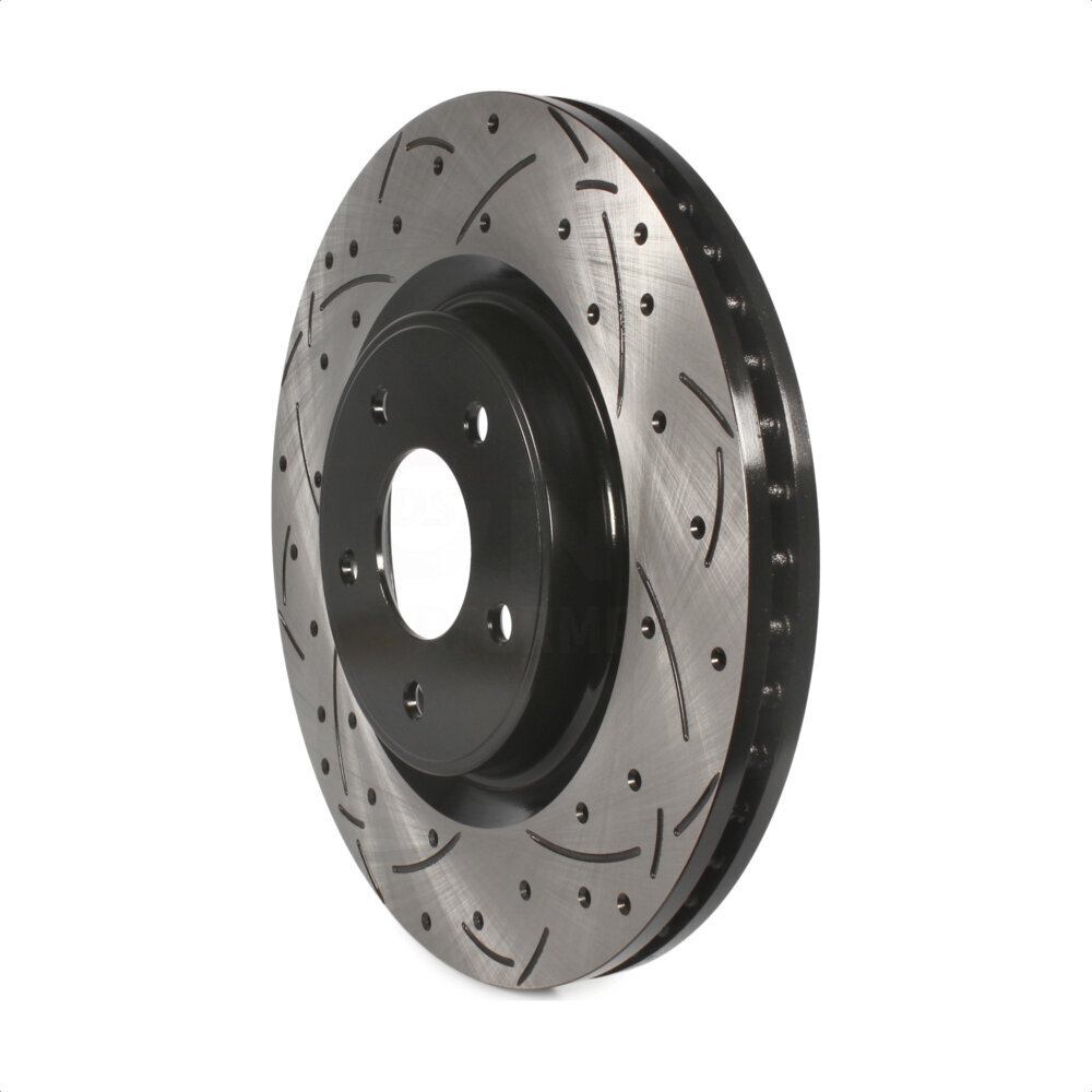 Front Coated Drilled Slotted Disc Brake Rotor (1 Piece Only) DS1-981779 For Nissan Rogue