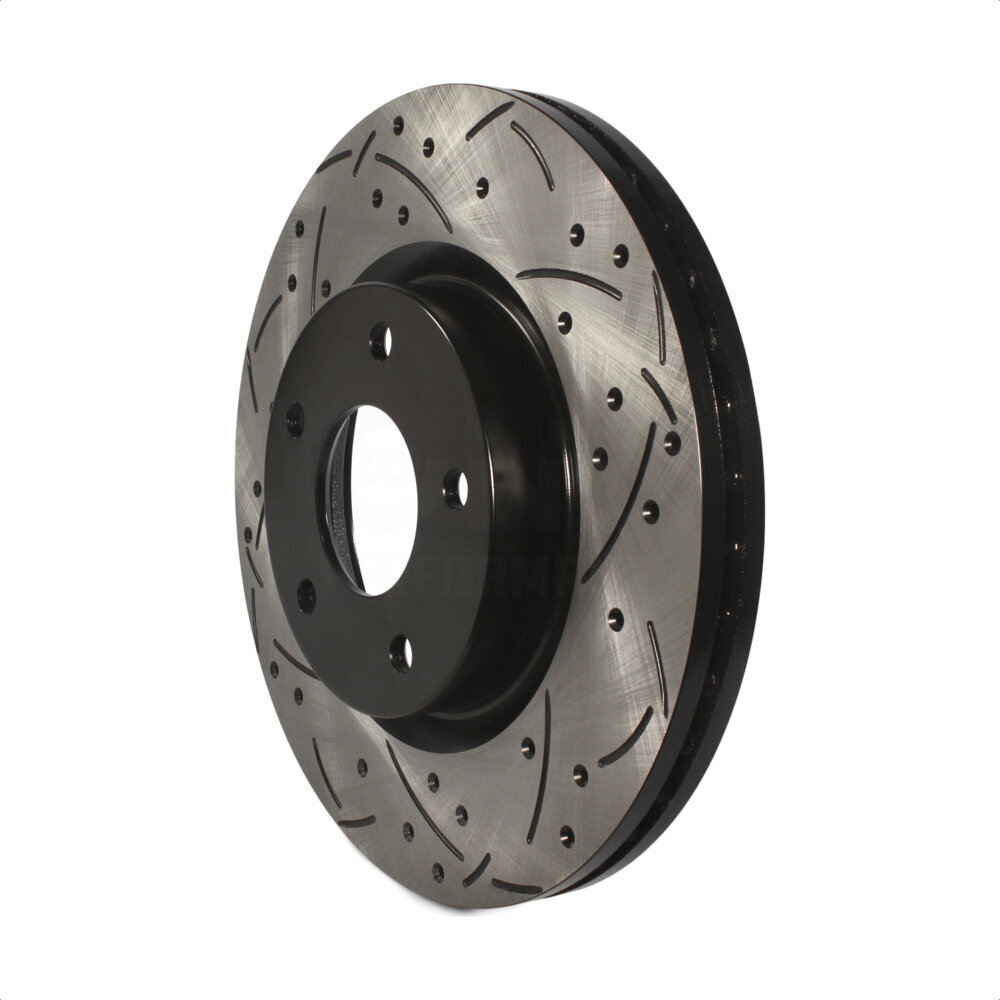 Front Coated Drilled Slotted Disc Brake Rotor (1 Piece Only) DS1-981780 For Nissan Altima