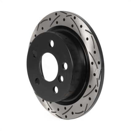 Rear Coated Drilled Slotted Disc Brake Rotor (1 Piece Only) DS1-981943 For Mini Cooper