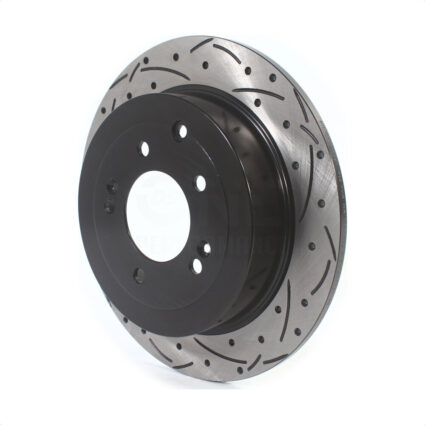 Rear Coated Drilled Slotted Disc Brake Rotor (1 Piece Only) DS1-982104 For Hyundai Tucson Kia