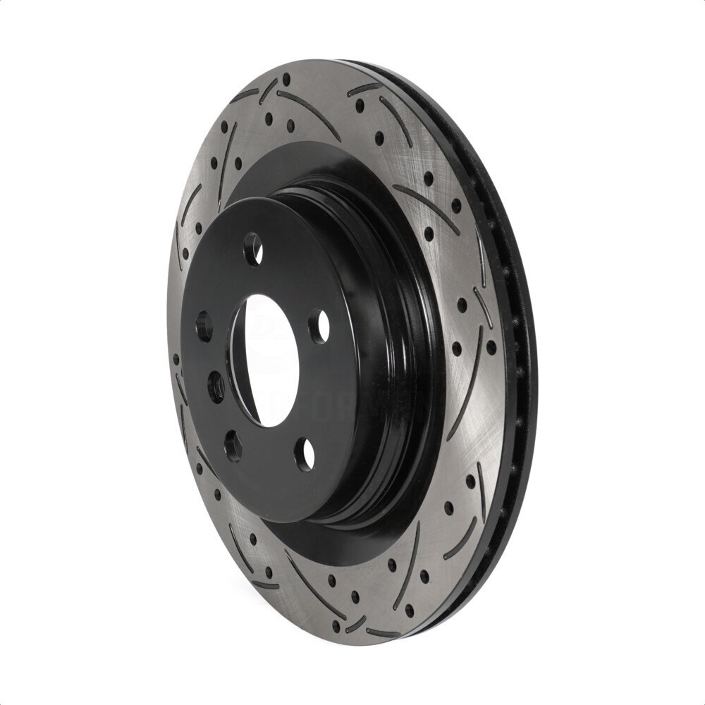 Rear Coated Drilled Slotted Disc Brake Rotor (1 Piece Only) DS1-982125 For BMW X1 Mini Cooper X2