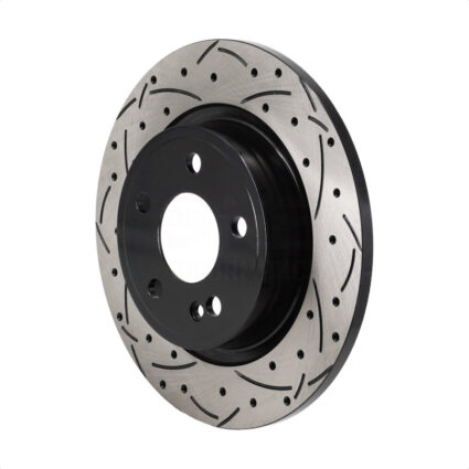 Rear Coated Drilled Slotted Disc Brake Rotor (1 Piece Only) DS1-982605 For Mercedes-Benz A220 CLA250