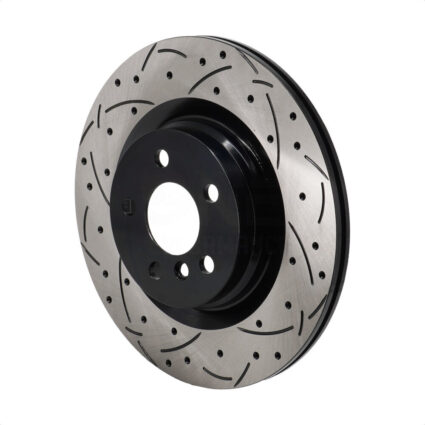 Rear Coated Drilled Slotted Disc Brake Rotor (1 Piece Only) DS1-982621 For Mini Cooper Countryman X2