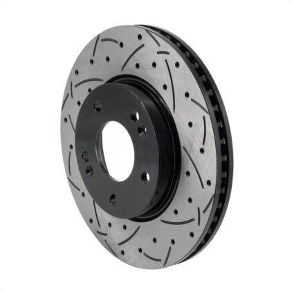 Front Coated Drilled Slotted Disc Brake Rotor (1 Piece Only) DS1-982785 For Hyundai Elantra