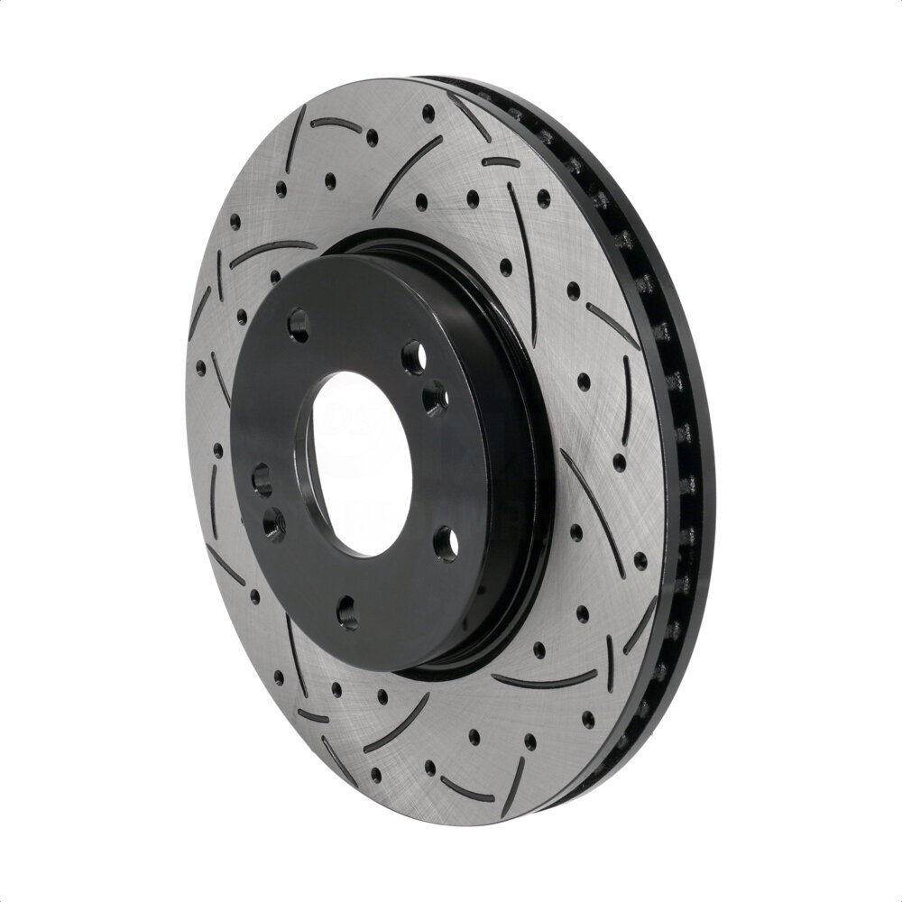 Front Coated Drilled Slotted Disc Brake Rotor (1 Piece Only) DS1-982785 For Hyundai Elantra