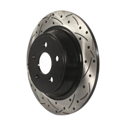 Rear Coated Drilled Slotted Disc Brake Rotor (1 Piece Only) DS1-DS8157 For Ford Edge Fusion Lincoln