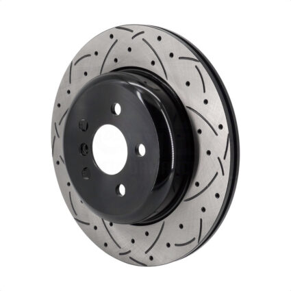 Rear Left Coated Drilled Slotted Disc Brake Rotor (1 Piece Only) DS1-DS8429 For BMW X3 330i xDrive