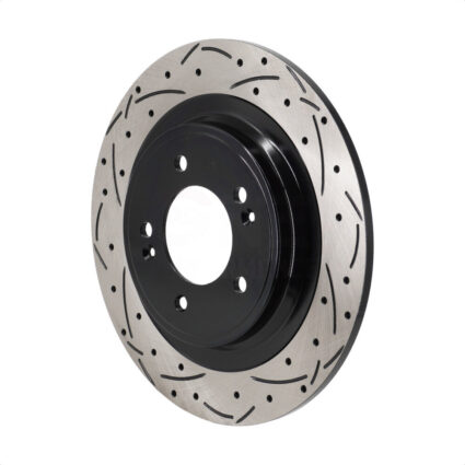 Rear Coated Drilled Slotted Disc Brake Rotor (1 Piece Only) DS1-DS8464 For Hyundai Tucson Kia