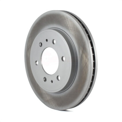Front Coated Disc Brake Rotor (1 Piece Only) GCR-680754 For 2009 Ford F-150 With 6 Lug Wheels