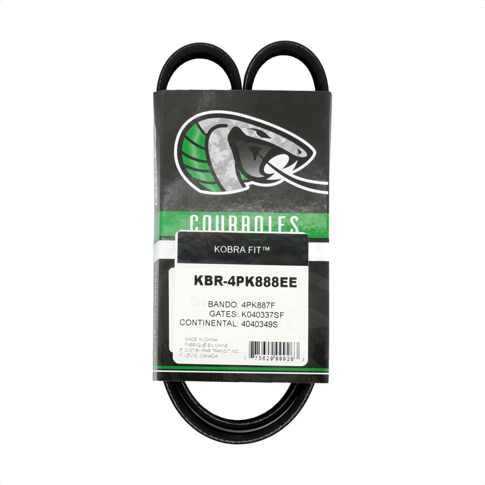 Air Conditioning Serpentine Belt KBR-4PK888EE For Ford GMC Chevrolet Escape Sierra 1500 Silverado HD