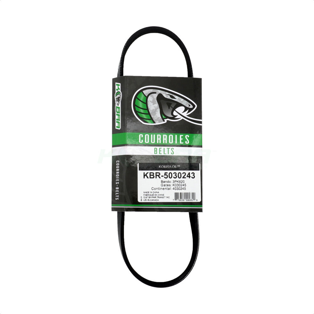 Water Pump Serpentine Belt KBR-5030243 For Buick Lucerne Cadillac DTS DeVille Seville Oldsmobile