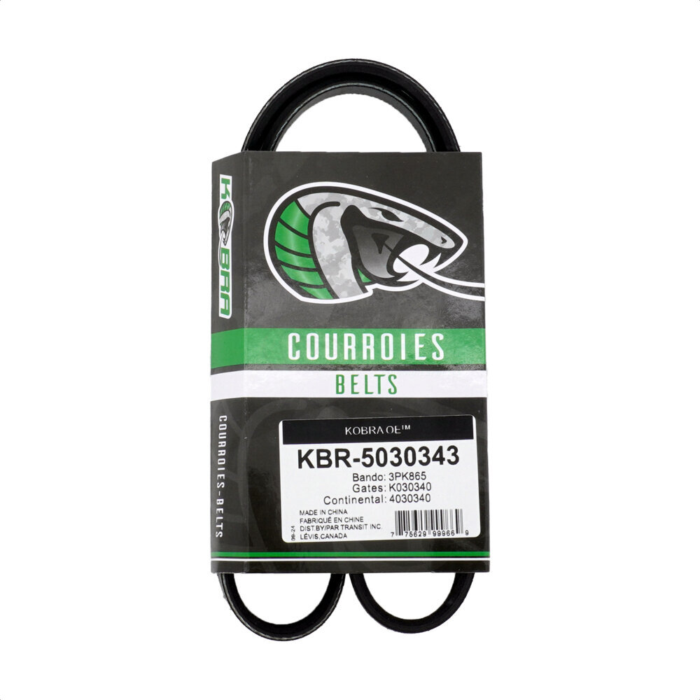 Main Drive Serpentine Belt KBR-5030343 For 2015-2021 Lexus NX300h