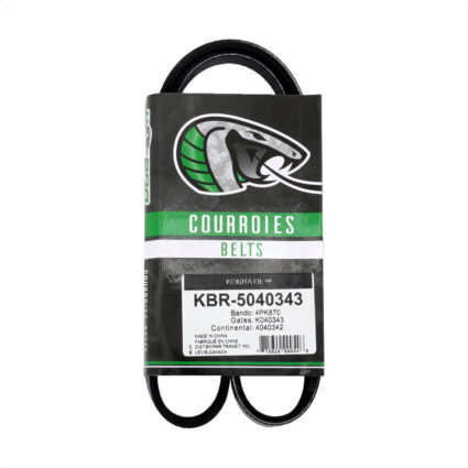 Serpentine Belt KBR-5040343 For Toyota 4Runner Tacoma BMW X5 Corolla Acura Integra Honda Civic CRX
