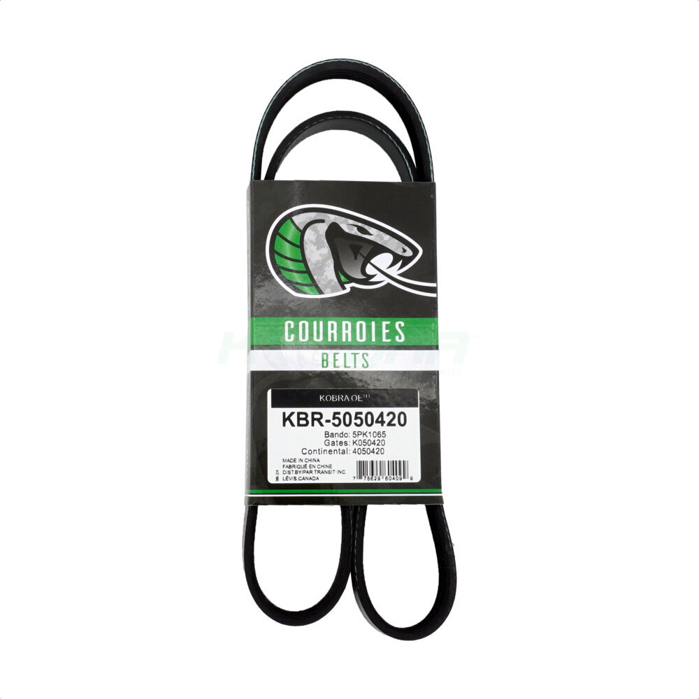 Serpentine Belt KBR-5050420 For Volkswagen Jetta Cadillac Golf XT4 Buick Envision XT5 GMC Acadia XT6