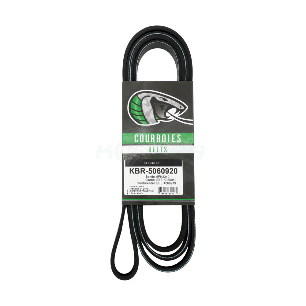 Main Drive Serpentine Belt KBR-5060920 For Audi Q5 Q7 A6 Quattro Ford Crown Victoria Hyundai Genesis