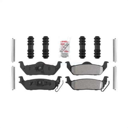 Rear Semi-Metallic Disc Brake Pads NWF-ASD1012 For Ford F-150 Lincoln Mark LT