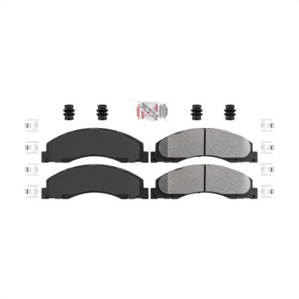 Front Semi-Metallic Disc Brake Pads NWF-ASD1328 For Ford E-350 Super Duty E-250 E-450 E-150