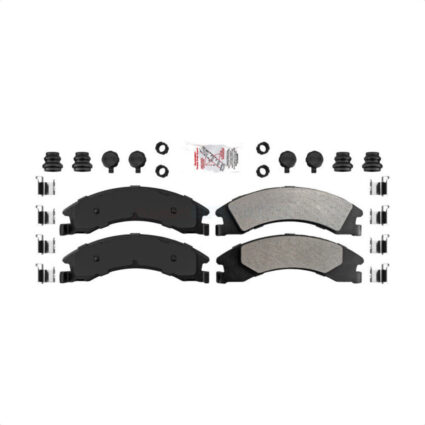 Rear Semi-Metallic Disc Brake Pads NWF-ASD1329 For Ford E-350 Super Duty E-250 E-150 E-450 Econoline