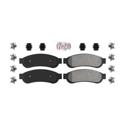Rear Semi-Metallic Disc Brake Pads NWF-ASD1334 For Ford F-350 Super Duty F-250 F-450