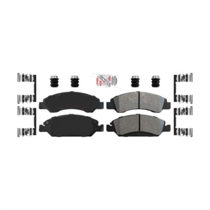 Front Semi-Metallic Disc Brake Pads NWF-ASD1363 For Chevrolet GMC Sierra 1500 Silverado Cadillac XL