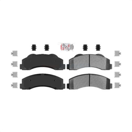 Front Semi-Metallic Disc Brake Pads NWF-ASD1414 For Ford F-150 Expedition Lincoln Navigator