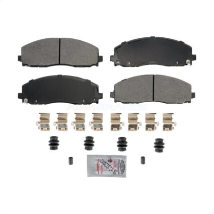 Front Semi-Metallic Disc Brake Pads NWF-ASD1589 For Dodge Grand Caravan Journey Jeep Wrangler Town &