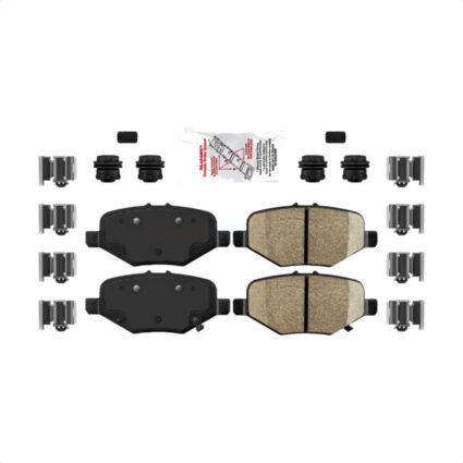 Rear Semi-Metallic Disc Brake Pads NWF-ASD1612 For Ford Explorer Flex Taurus Police Interceptor MKT