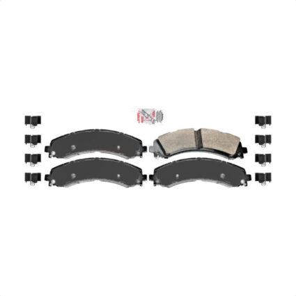 Rear Semi-Metallic Disc Brake Pads NWF-ASD2224 For 2019-2022 Ram 3500 With Dual Wheels