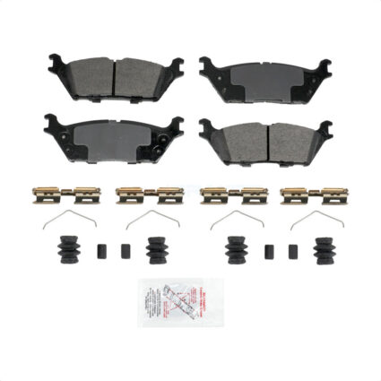 Rear Semi-Metallic Disc Brake Pads NWF-ASD2383 For Ford F-150 Bronco Lightning Expedition Lincoln