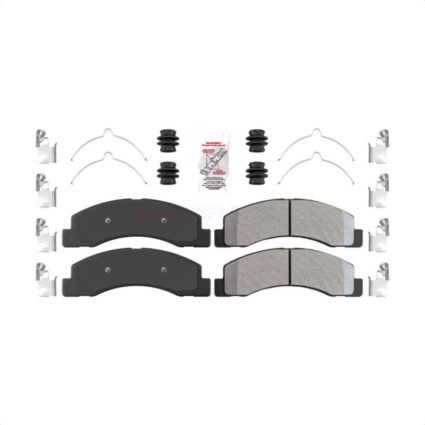 Front Semi-Metallic Disc Brake Pads NWF-ASD824 For Ford F-350 Super Duty F-250 Excursion