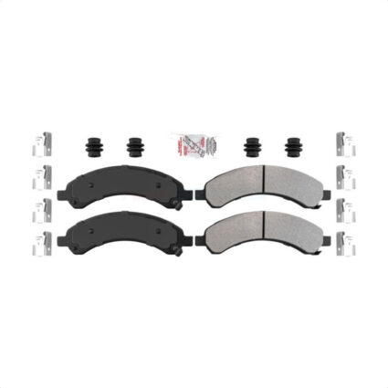 Rear Semi-Metallic Disc Brake Pads NWF-ASD989 For 2003-2008 Chevrolet Express 3500 GMC Savana