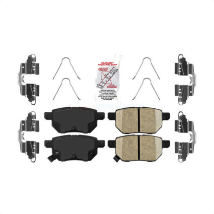 Rear Ceramic Disc Brake Pads NWF-PRC1423 For Toyota Corolla Matrix Yaris Prius Prime Pontiac Vibe iM