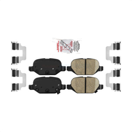 Rear Ceramic Disc Brake Pads NWF-PRC1569 For 2012-2019 Fiat 500