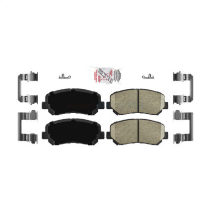 Front Ceramic Disc Brake Pads NWF-PRC1623 For Mazda CX-5 Chrysler 200 Dodge Dart