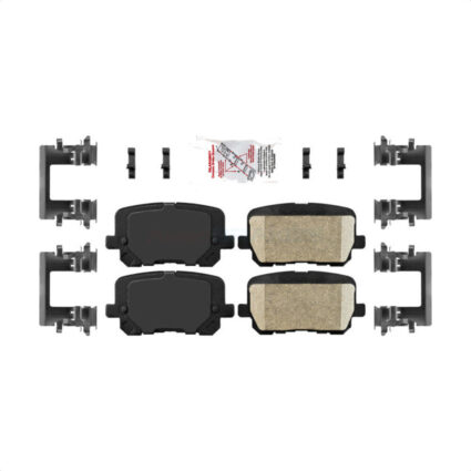 Rear Ceramic Disc Brake Pads NWF-PRC1766 For Dodge Charger Pursuit with RWD