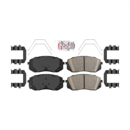 Front Ceramic Disc Brake Pads NWF-PRC1855 For Hyundai Kona Kia Seltos Sonata Forte Elantra GT Optima