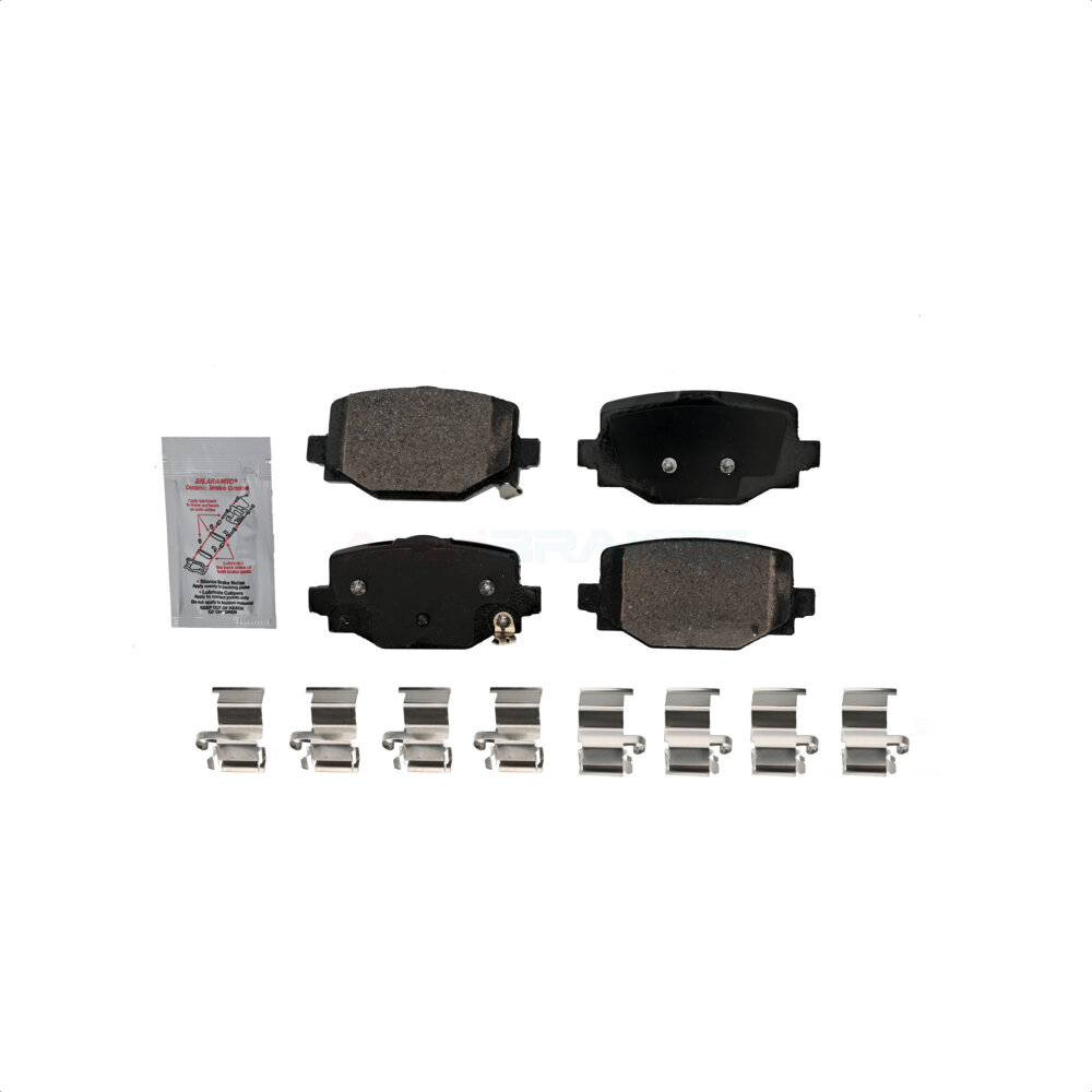 Rear Ceramic Disc Brake Pads NWF-PRC2191 For INFINITI QX50 QX55