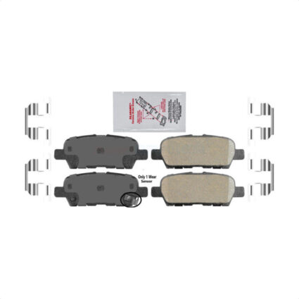 Rear Ceramic Disc Brake Pads NWF-PRC905 For Nissan Rogue Sentra Altima Murano INFINITI Sport Qashqai