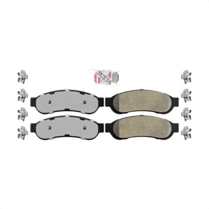 Rear Semi-Metallic Disc Brake Pads NWF-PRM1067 For Ford F-350 Super Duty