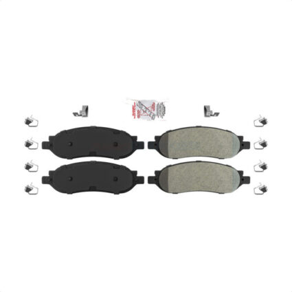 Rear Semi-Metallic Disc Brake Pads NWF-PRM1068 For 2005-2007 Ford F-350 Super Duty F-250