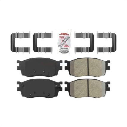 Front Semi-Metallic Disc Brake Pads NWF-PRM1156 For 2006-2011 Hyundai Accent Kia Rio Rio5