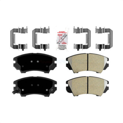 Front Semi-Metallic Disc Brake Pads NWF-PRM1404 For Chevrolet Camaro GMC Terrain Saab 9-5 Caprice