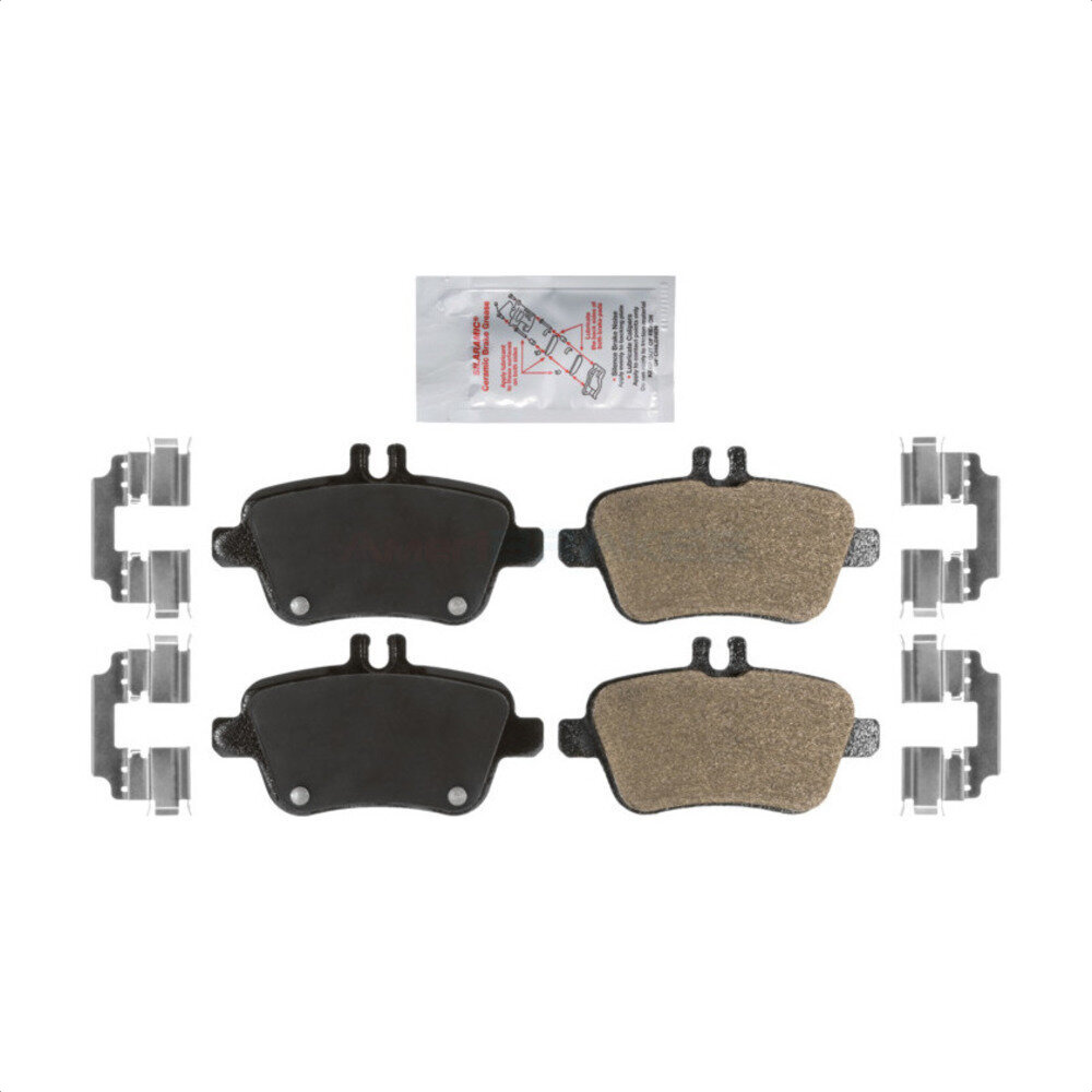 Rear Semi-Metallic Disc Brake Pads NWF-PRM1646 For Mercedes-Benz GLA250 CLA250 B250 INFINITI QX30 B