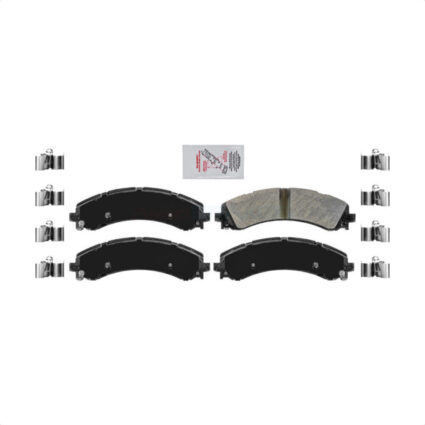 Rear Semi-Metallic Disc Brake Pads NWF-PRM2224 For 2019-2022 Ram 3500 With Dual Wheels