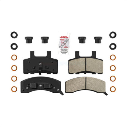 Front Semi-Metallic Disc Brake Pads NWF-PRM370 For Chevrolet GMC Dodge K2500 Ram 2500 C2500 K3500