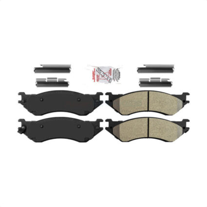 Front Semi-Metallic Disc Brake Pads NWF-PRM702 For Ford F-150 Dodge Ram 1500 F-250 HD Expedition Van