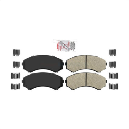 Front Semi-Metallic Disc Brake Pads NWF-PRM867 For Mitsubishi Endeavor Montero Isuzu Rodeo Axiom