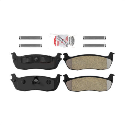 Rear Semi-Metallic Disc Brake Pads NWF-PRM879 For Ford F-150 Lincoln Town Car F-250 HD Expedition