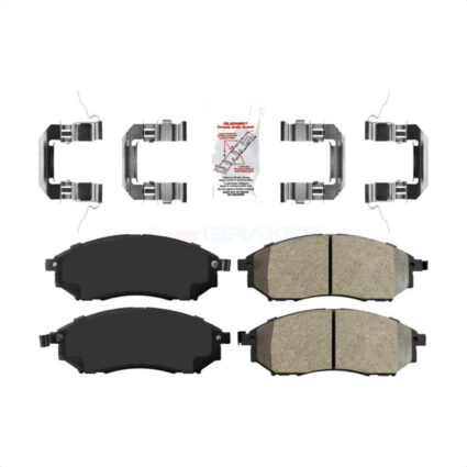 Front Semi-Metallic Disc Brake Pads NWF-PRM888 For INFINITI Nissan Murano G37 G35 Pathfinder EX35
